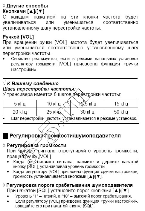 ����� Icom IC-V8 ���.16 �������� ��������