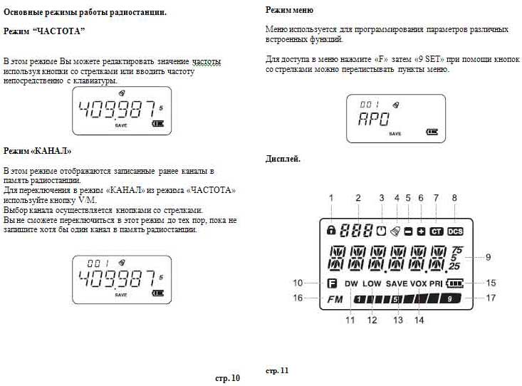 Kenwood TH-F5 - ���������� �� ������������ ���.10 - ���.11