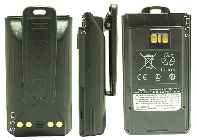 FNB-V113Li 2400 ��� -�������� ����������� ��� ����� Vertex VX-451/VX-454/VX-459