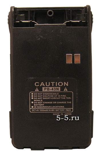 PB-43NH Ni-MH 1500 ��� - ������-���������������� ����������� ��� ����� Kenwood TK/TH K2AT/ TH K4AT MAX