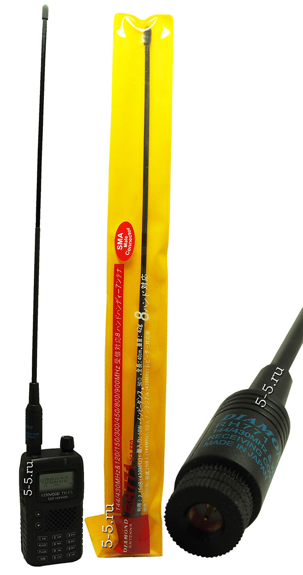 ������� ������ ������ ���������������� 2.15 �� 144/430 (120/150/300/450/900/1200)  ��� Diamond RH771 (400 ��.) ������ SMA-���� (Kenwood TH-F5,TH-X3,TK-UVF8)
