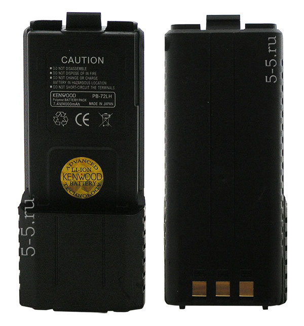PB-72LH Li-ION 4500 ��� - ������ �����-���������� ����������� ��� ����� Kenwood TH-X3/TK-UVF8