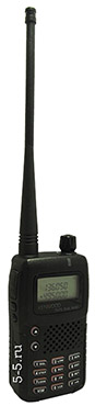Двухдиапазонная носимая радиостанция Kenwood TH-F5 Dual Band, 8 Вт, FM радиоприёмник, 136-174 и 400-480 МГц, версия 2020 г., Li-Ion аккумулятор 3000 мАч