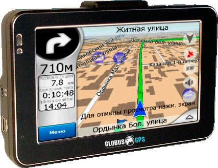 Автомобильный GPS навигатор GLOBUS GL-600 4.2"
