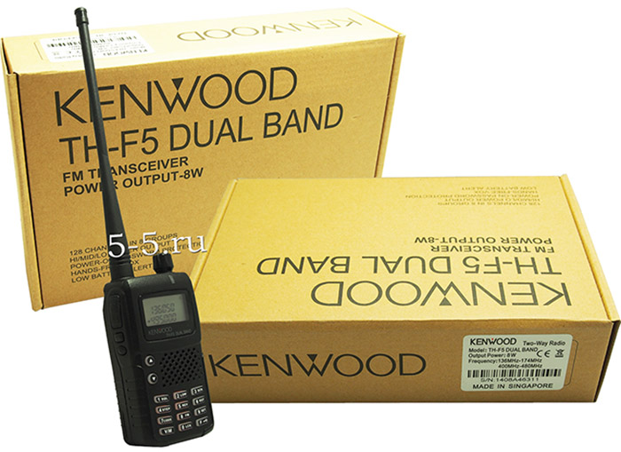 Упаковка рациии Kenwood TH-F5