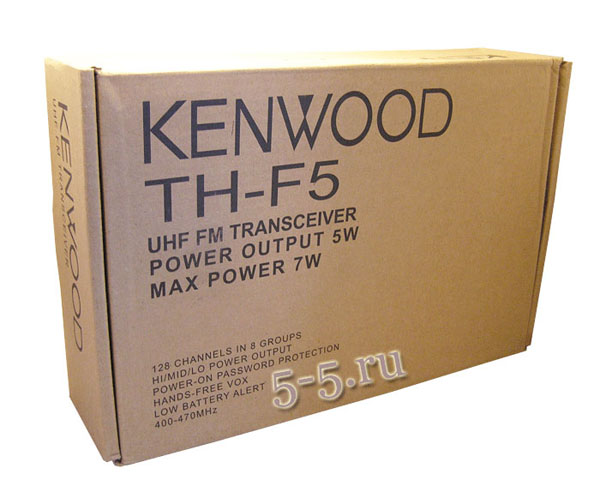 Упаковка рациии Kenwood TH-F5